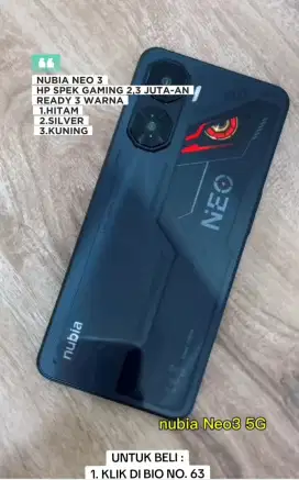 NUBIA NEO 3 5G (HP GAMING)
