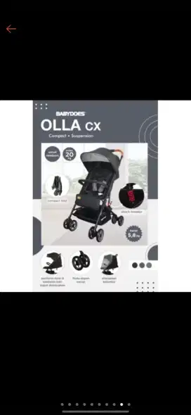 Stroller Cabin Size Babydoes Olla Cx