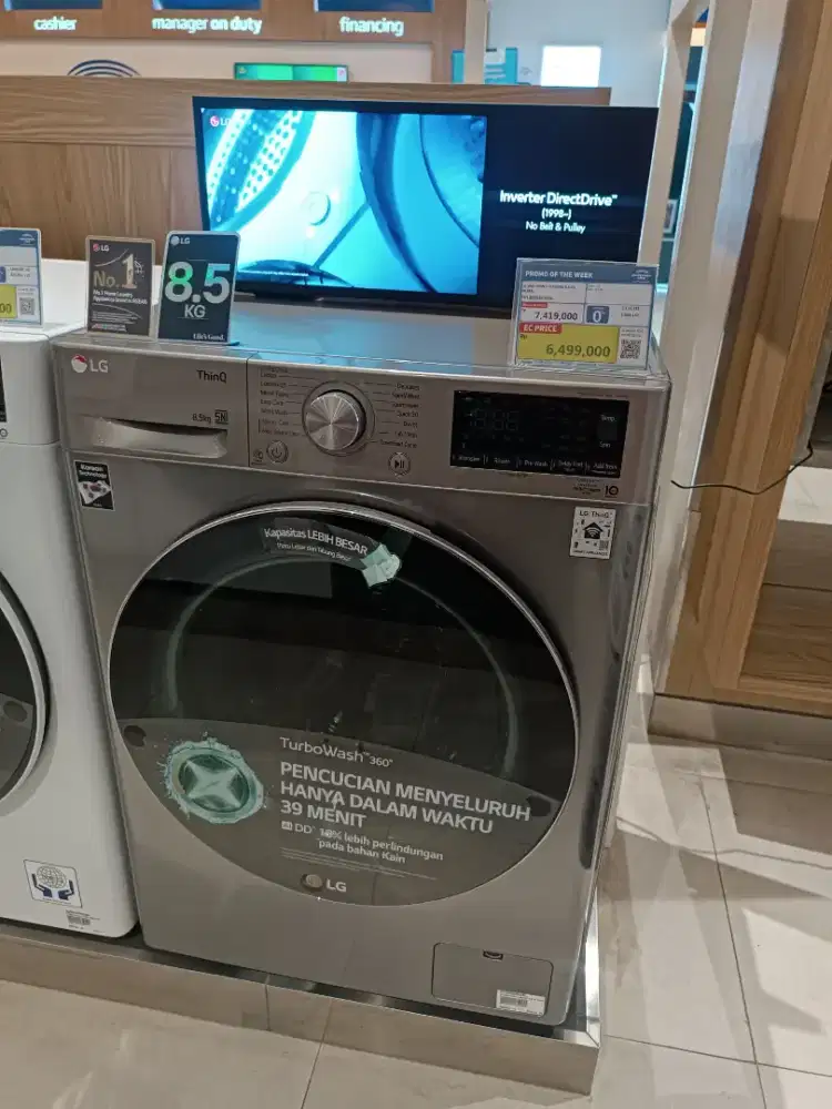 Cicilan Mesin Cuci LG Promo Bunga 0% 4 Bulan