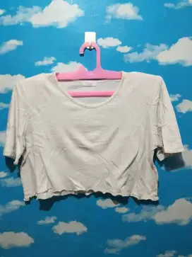 kaos lengan panjang crop