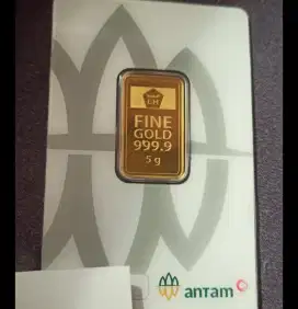 Emas Antam 5 gram murni 100% asli