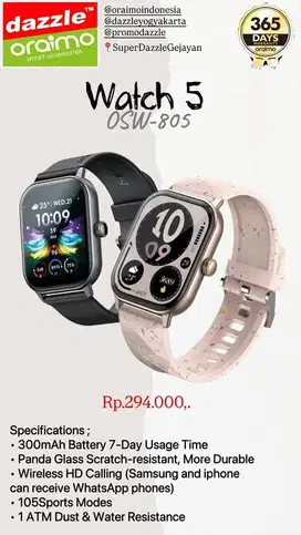 Smartwatch Oraimo OSW-805