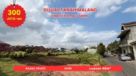 Tanah SHM Dekat Kampus UMM – Potensial Bangun Kos Eksklusif
