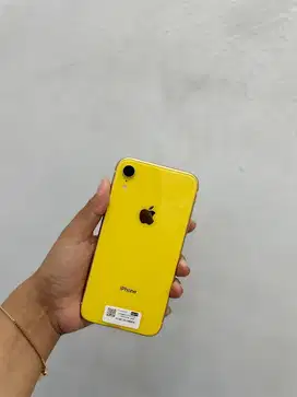 iphone xr 64gb warna kuning all operator