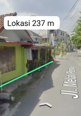Tanah belakang hotel hyatt palagan sangat strategis jln utama
