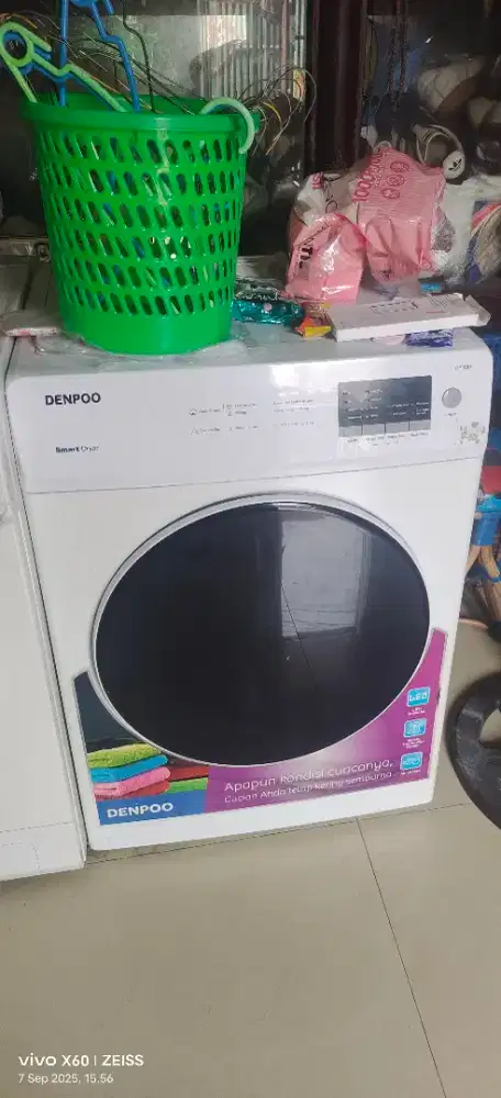 mesin cuci dan pengering  merek lG dan Denpoo