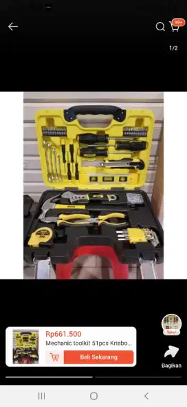 Toolkit krisbow 51 pcd