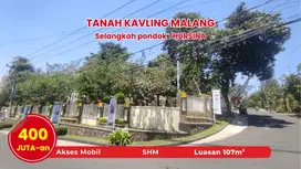 Tanah 108 m² SHM – Dekat Pondok Modern Thursina & UMM