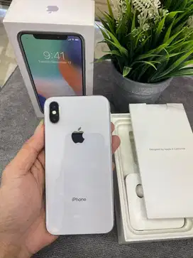 iPhone x 256GB Silver Garansi Resmi Ex inte e