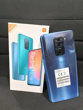 Redminote 9 mulus dan lengkap ram 6/128gb original