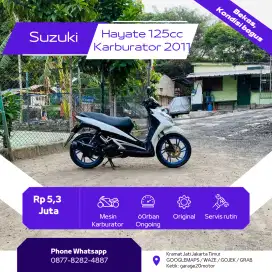 Suzuki Hayate 125cc Karburator Tahun 2011 Pajak Off