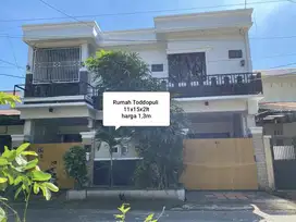 Rumah Mewah Toddopuli 2 lantai dekat panakukang