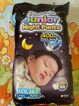 Pampers mamy poko junior night pants xxxl 21 boys