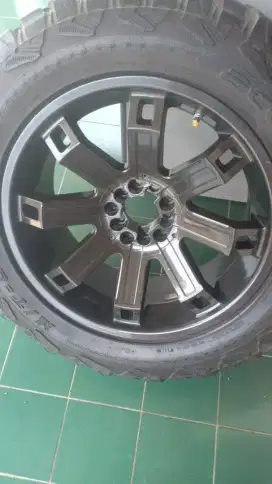 Ban dan velg Rubicon masih tebal