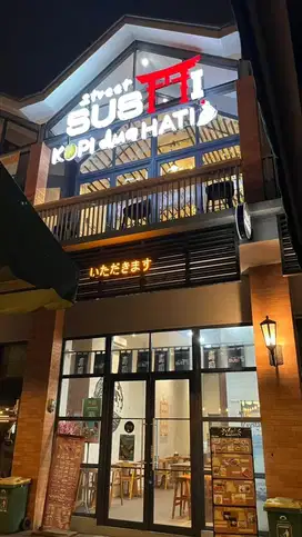Take over franchise street sushi restoran jepang dan perlengkapannya
