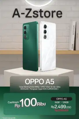 OPPO A5 BARU BERGARANSI