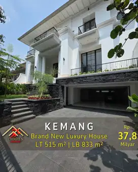 DIJUAL RUMAH NEW LUXURY CLASSSIC MODERN DI KEMANG JAKARTA SELATAN