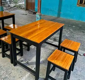 Meja Kursi Rumah Makan (Bekas) bisa beli satuan