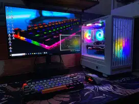 PC Gaming 1 set tinggal colok aja