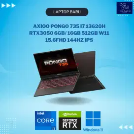 AXIOO PONGO 735 CORE I7 13620H NVIDIA GEFORCE RTX 3050(6GB) 16GB/512GB