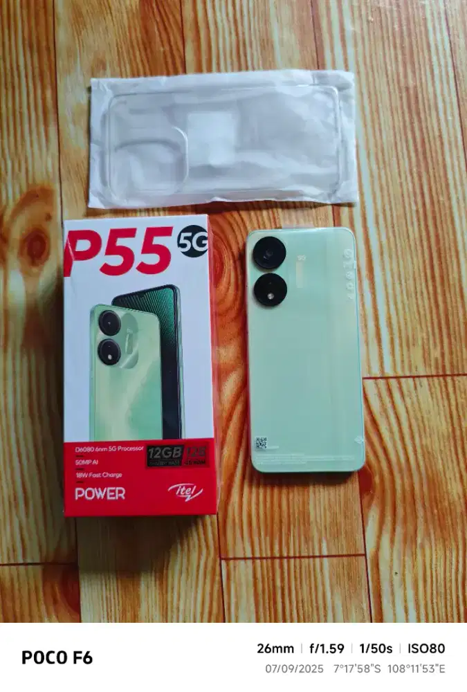 Itel p55 5G 6/128gb kupas dus