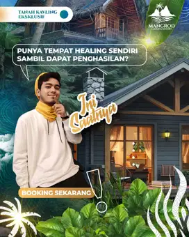 Kavling Resort Ekslusif dengan pemandangan Laguna Alami