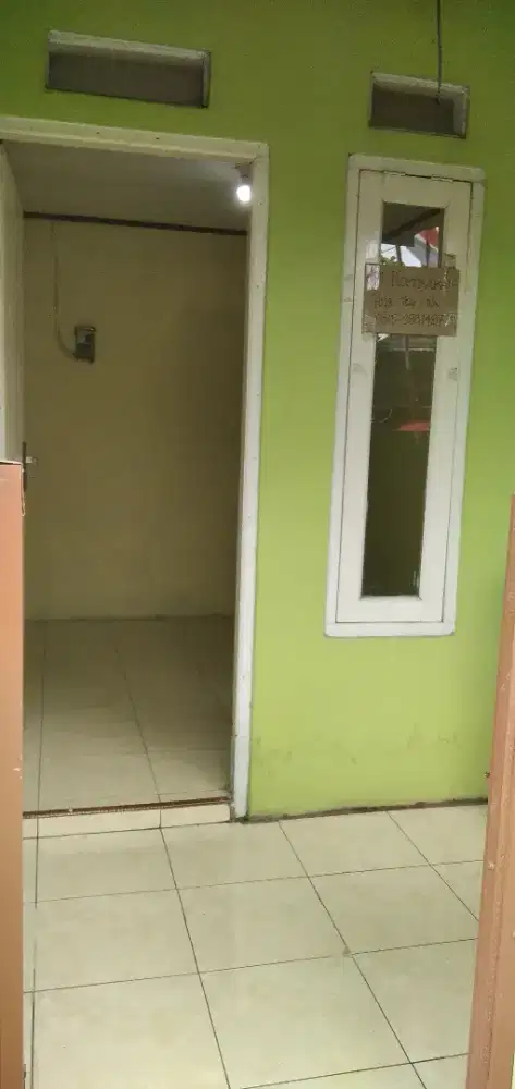 Rumah kontrakan 3 sekat