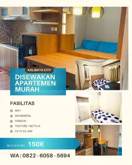 DISEWAKAN APARTEMEN MURAH