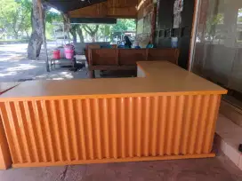 Meja bar leter L