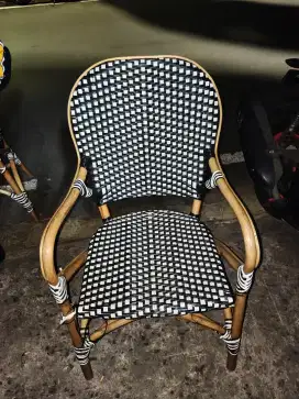 Kursi rotan kursi cafe nego