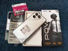 Tecno POVA 7 4G 8/256GB baru segel box