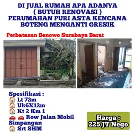 Perumahan Puri Asta Kencana Boteng Menganti Gresik Rumah Butu Renovasi