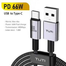 Tuti Kabel Data 5.0A 48V Fast Charging USB To Type C Barang Like New