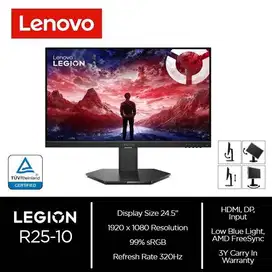 Lenovo Monitor Legion 25-10 24.5” FHD 320Hz 99% sRGB