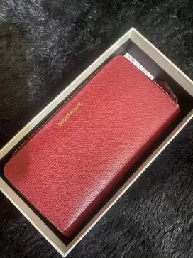 Preloved Emporio Armani Red Wallet with Logo accent Original Italia