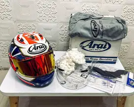 Helm Arai Rx7 pedrosa spirit blue