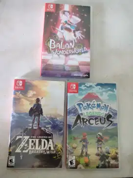 Cartridge / kaset nintendo switch, Zelda Botw, Pokemon arceus , Balan