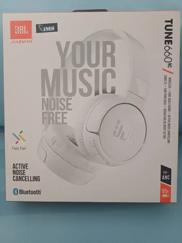 JBL Tune 660NC | Headphone Wireless Bluetooth ANC | JBL Pure Bass |