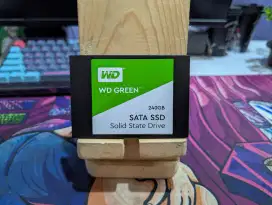 SSD Sata III 3 WD Green 240GB Health Sentinel 98% (No Box) Termurah