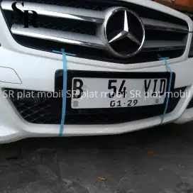 Variasi cover pelat nomor akrilik pres|tidak pakai lampu