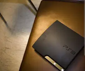 Jual PS3 slim 500 GB komplit mueah