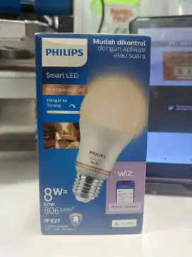Philips Lampu Bohlam Smart WiFi 8W with Bluetooth