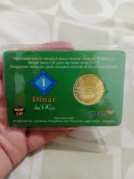 Dinar LM  emas Antam 1 keping