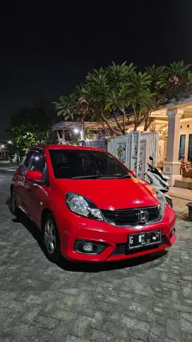 Honda Brio 2017 Matic Merah Mulus