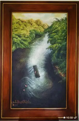 Lukisan sungai.