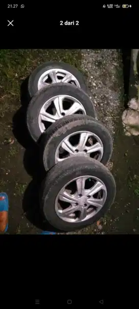 velg ori brio r14 pcd 100 set 4 ban monggo