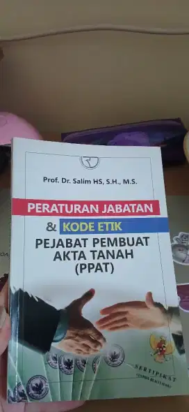 Preloved 100% Original Buku Peraturan Jabatan dan Kode Etik PPAT