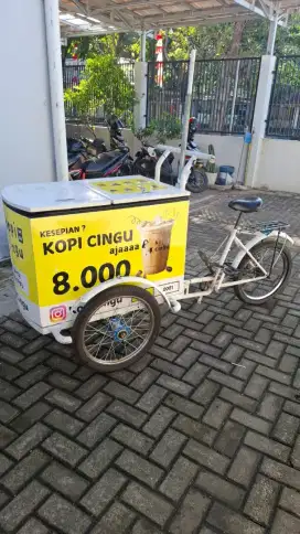 DIJUAL Sepeda Gerobak Kopi Keliling