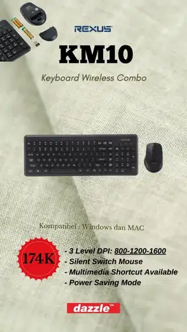 Rexus keyboard combo KM10