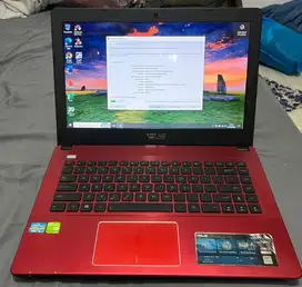 LAPTOP ASUS A450C RAM 4GBSSD 128GB NGEBUT